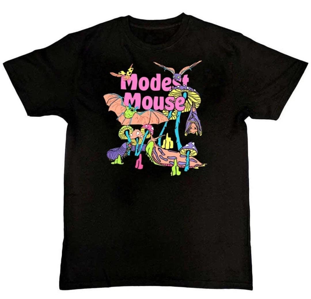 

Retro Modest Mouse Concert Graphic Print Unisex Mens 100% Cotton T-shirt Mens Tees Top M