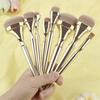 Luxurious 9pcs Face Makeup Brush Set Professional Cosmetic Tools Travel Makeup Brushes For Elegant Beauty Application