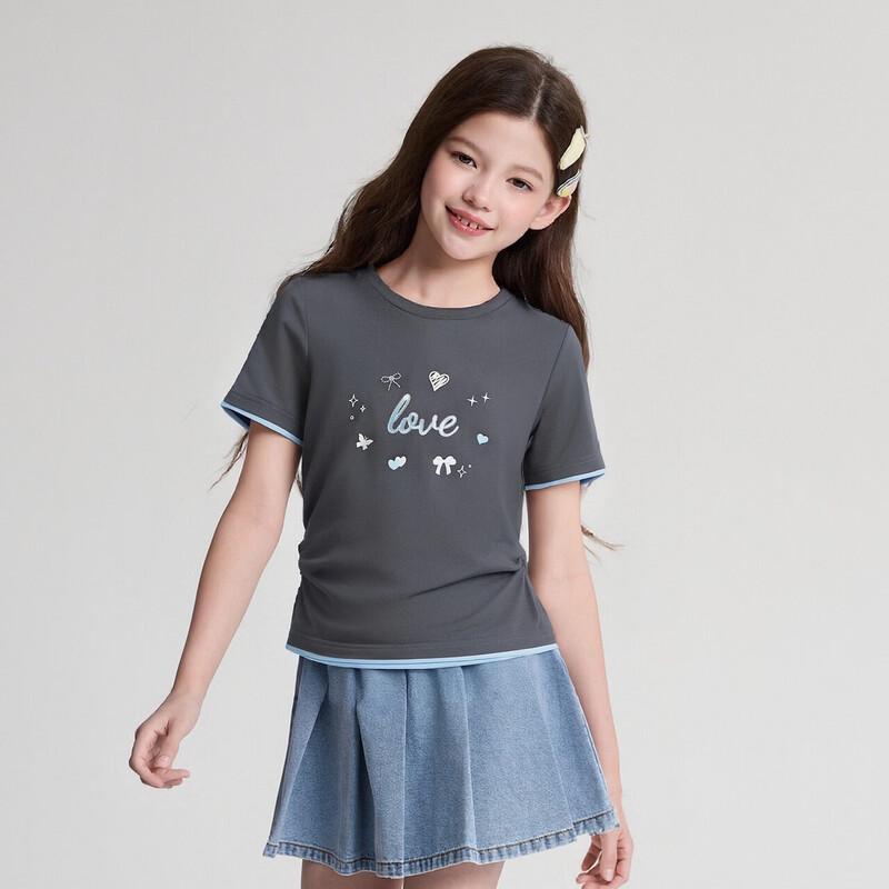 Desa Girls' Fashion Print Short-Sleeve T-shirt