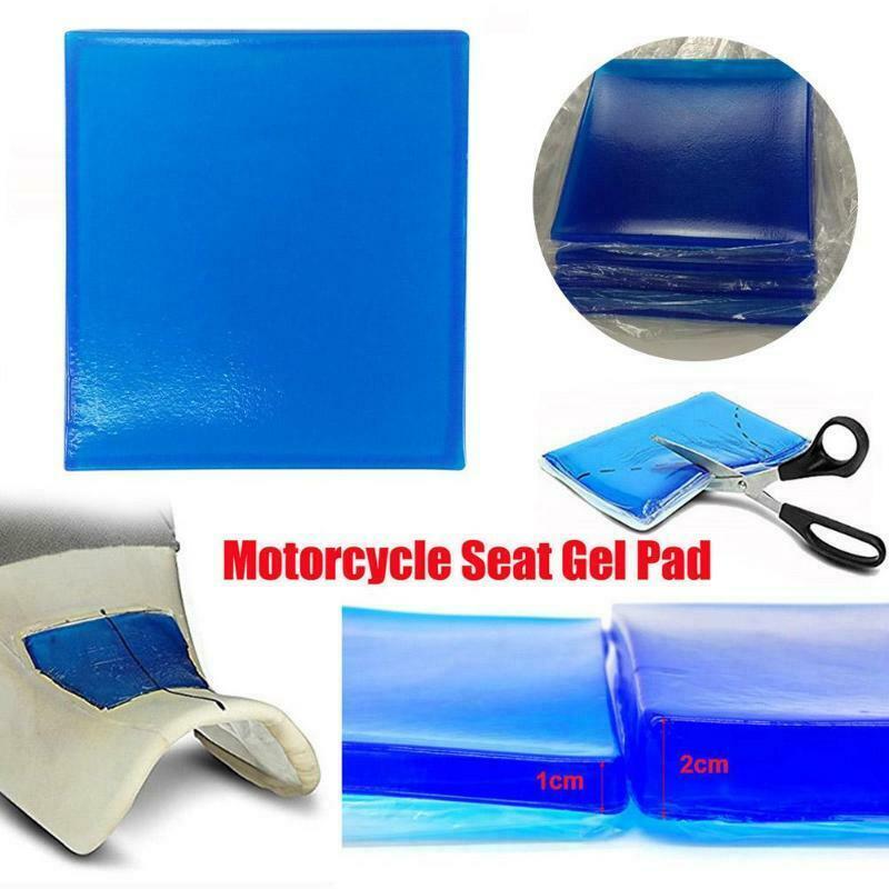 Motorcycle Seat Gel Pad Gel Elastic Pad Cushion Comfortable Shock Absorption Soft Cool Motorbike Saddle Mat Motorcycle Parts