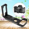 Aluminium Alloy Stretchable L Shape Handle Quick Release Plate for Nikon Z7 Z6 Camera(black )
