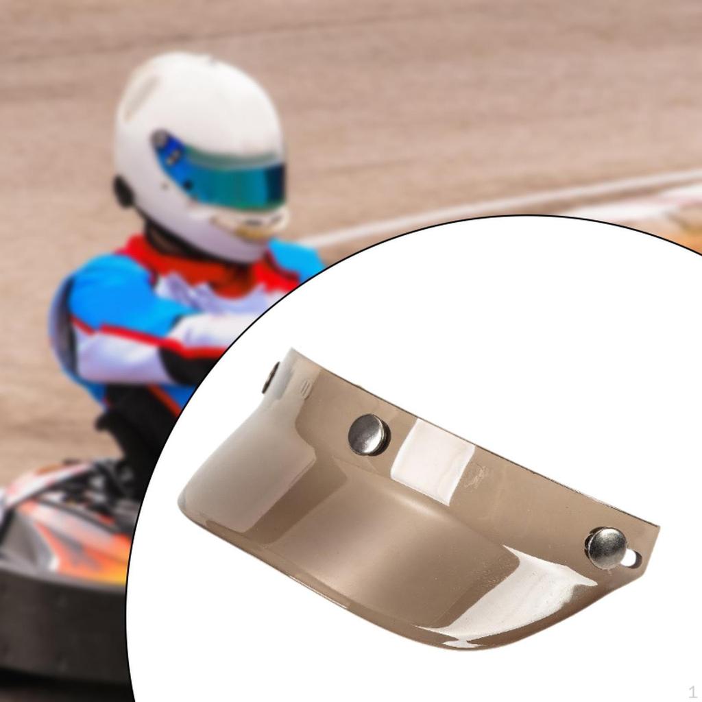 Helmet Peak Shield Direct Replace Easy Installation Accessories Vintage Sun Protector for 3/4