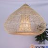 JOYINLED Rattan Ceiling Chandelier Light Wabi-sabi Style Retro Southeast Asian Pendant Lamp 60/80cm Beige Black Lighting Fixture