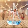 Nautical Sailing Wood Model Handcrafted Marine Ornament Ship Toy for Store Window and Hotel Theme Display