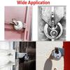 Stainless Steel Disc Locking Padlock Compact Security Lock Durable Round Disc Lock  Indoor Use