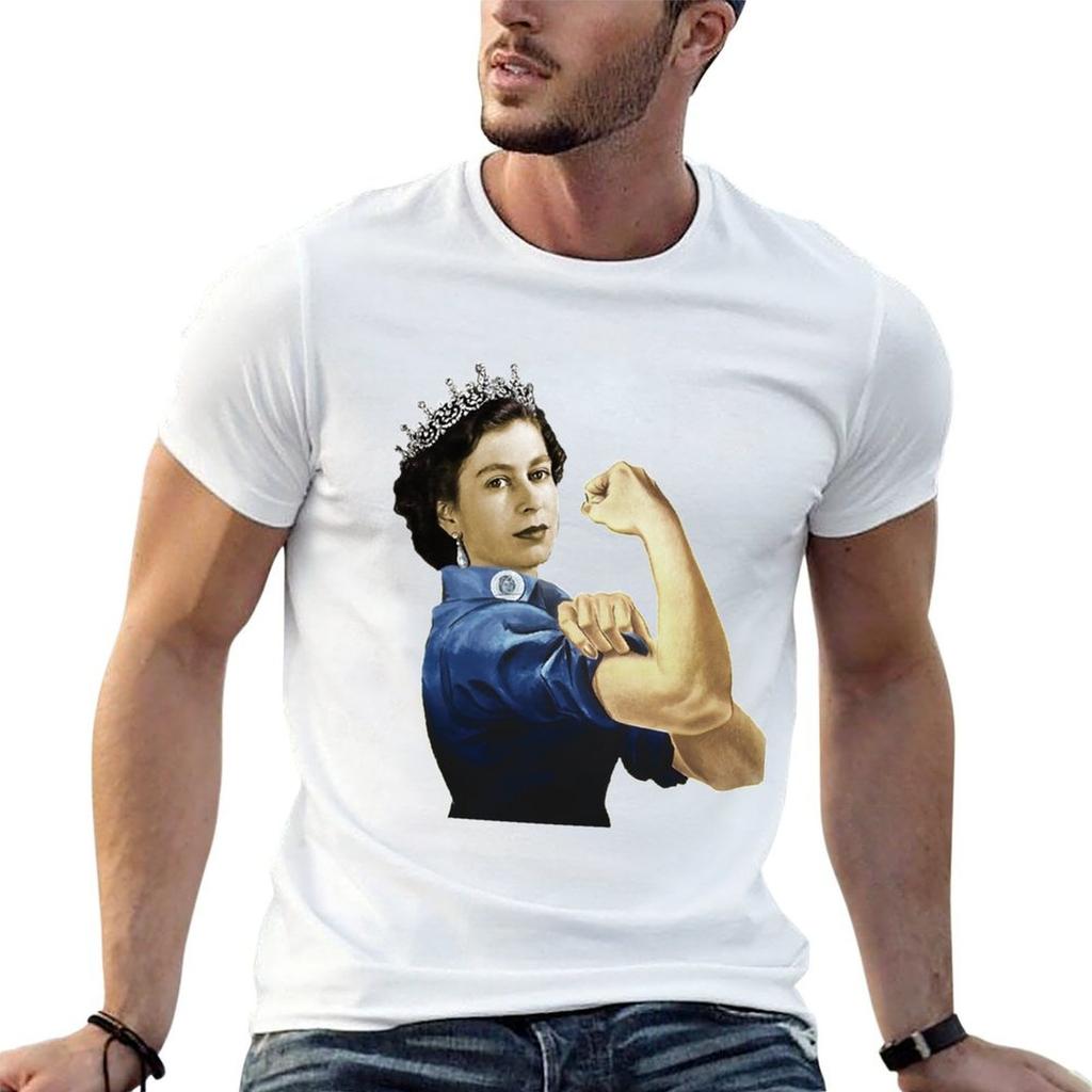 Lizzie The Riveter Tshirt T Shirt Personalised T Shirts With Prints Tshirt