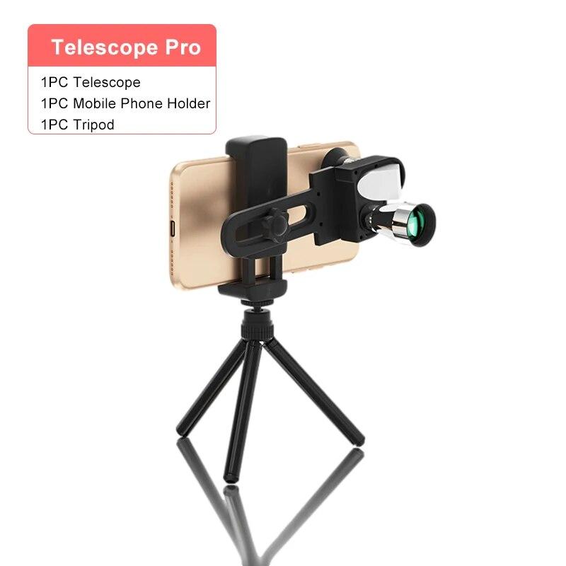 Mobile Phone Telescope 8x20 HD Night Vision Mini Pocket Zoom Monocular Telescope Outdoor Hunting Camping Binoculars Telescope