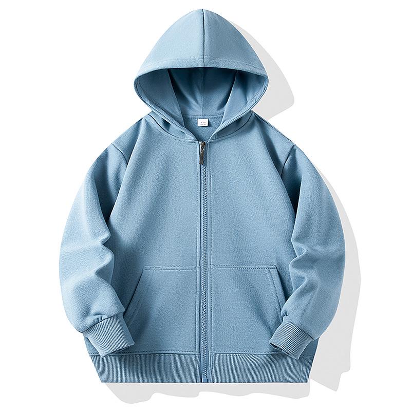 Children's Zipper Hoodie Jacket - Boys & Girls Casual Sports Top for Spring and Autumn