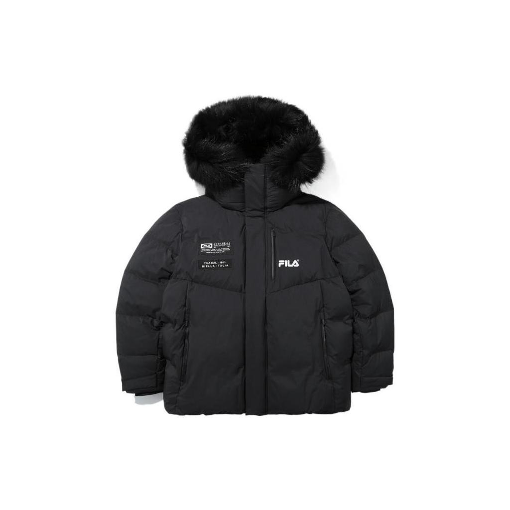 FILA Down Jackets Men's Black Hooded Moderate Other FS2DJD4201M-BLK