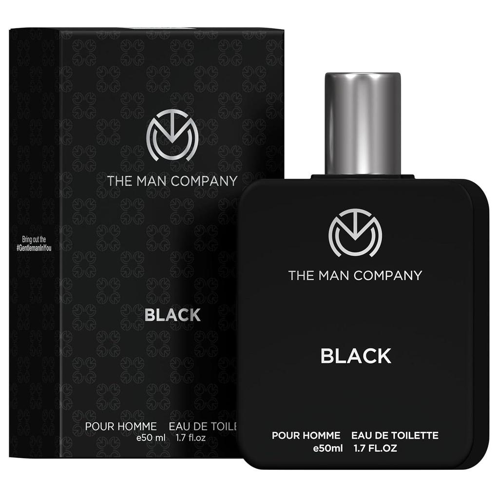 Parfum Black Edt pour homme - 50 ml, spray parfumé longue durée de qualité supérieure, cadeau pour lui - Fresh