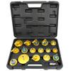 17 Pcs Master Cylinder Bleeder Kit Brake Fluid Bleeder Adapter Brake Pressure Bleeding Set with Quick Connector for Most Vehicle