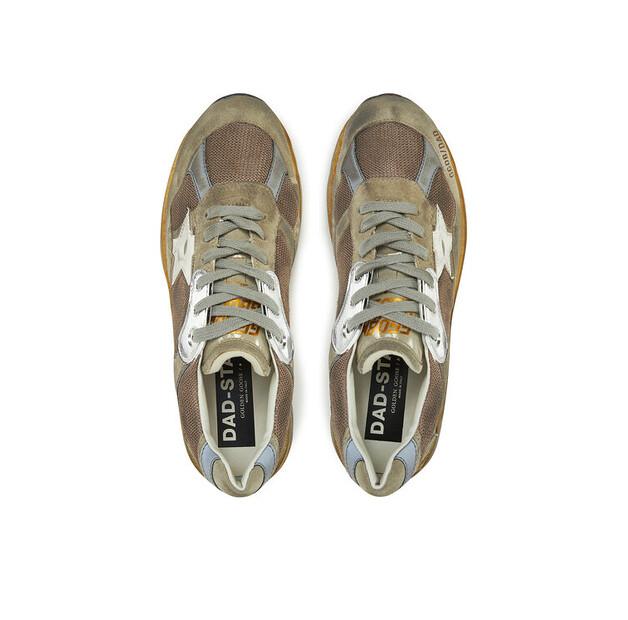 Мужские кроссовки GOLDEN GOOSE Беговые папа gmf00199.f003271.81751 серые