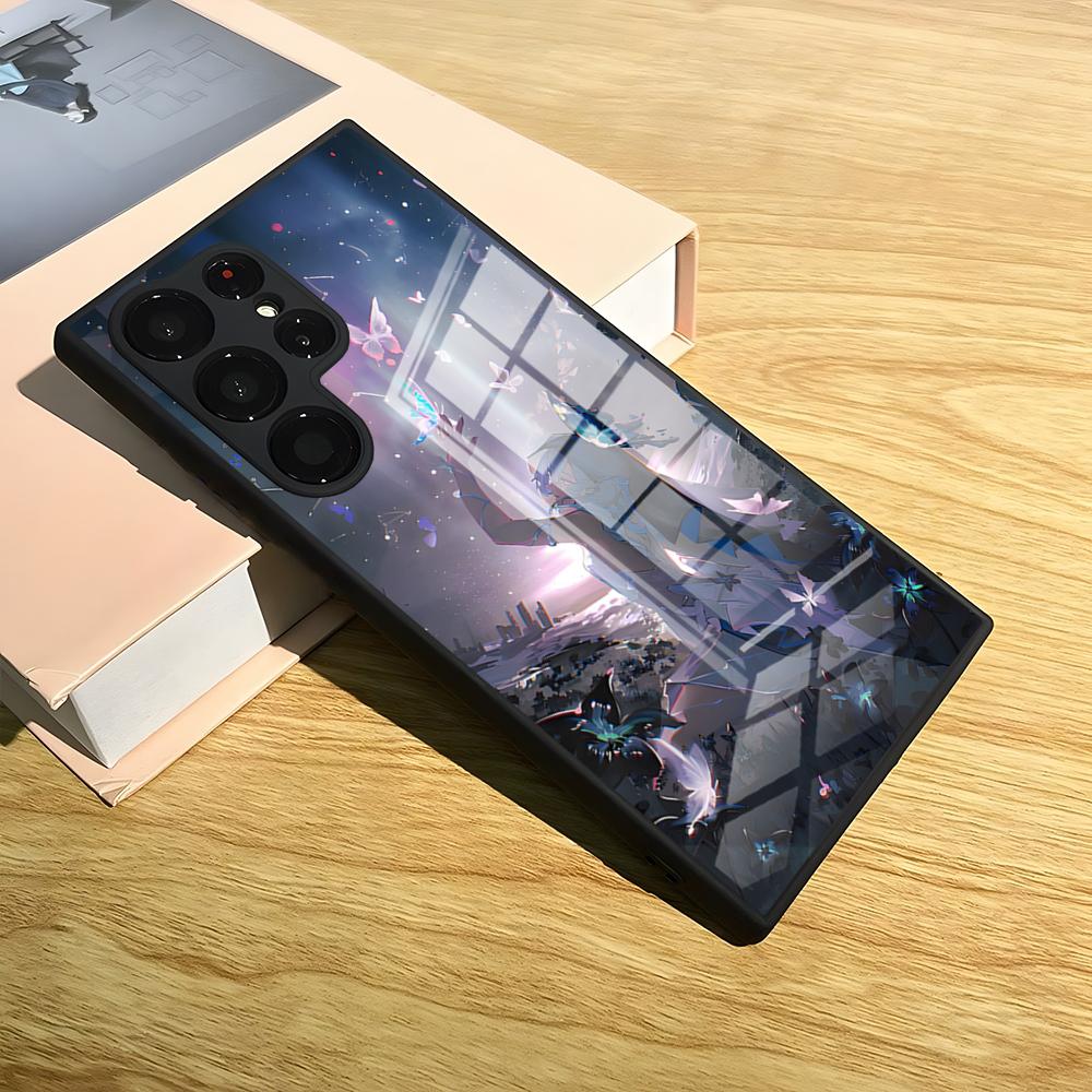 Game Wuthering Waves Phone Case For Samsung S26 Ultra S24 25 Fe S22 S20 S23 21 Plus A54 A34 A53 A16 Glass Cover