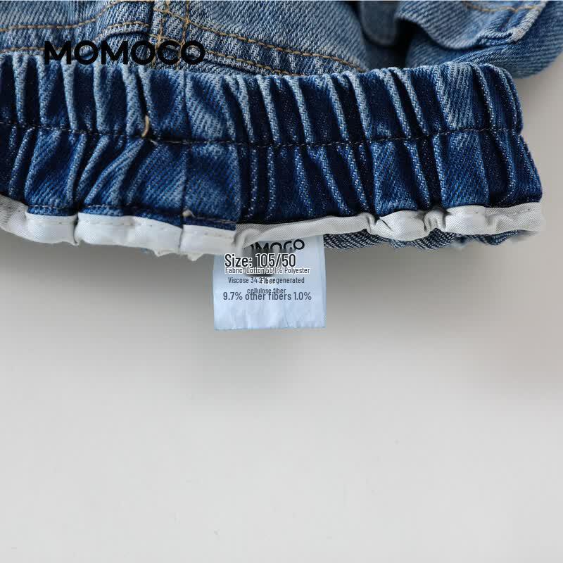 MOMOCO Garlic Bear Series Girls' Denim Jeans