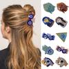 Acetate Pharaoh Hair Claw Clip with Egyptian Lookings Nonslip Claw Clip For Women Cultural Event Gathering