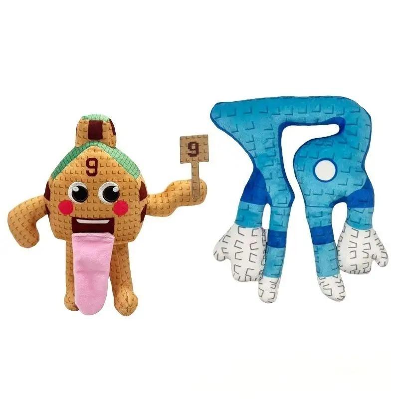 25см Вкрасти Мозковий Гниль Гра Плюшева Смішна №9 Ні. 67 Плюшева Язик Плюючи Ручна Цифра 9 Наповнена Цифрова Лялька Різдвяний Подарунок