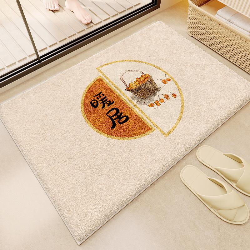 Bathroom Floor Mat Bathroom Foot Mat Absorbent Mat Bathroom Door Non Slip Carpet