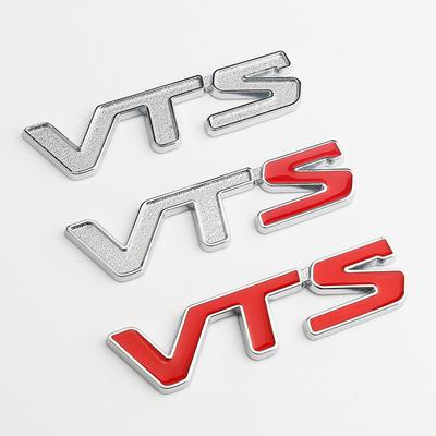3D metalowe logo VTS tylny bagażnik boczny błotnik znaczek z symbolem naklejka naklejki dla C/itroen C3 Aircross C4 Picasso Cactus C1