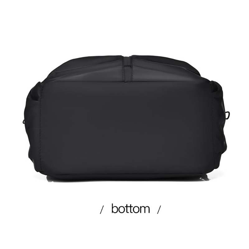 SCIONE Men's Casual Large-Capacity Backpack Lightweight Burden-reduced Waterproof Solid Color Minimalist Outdoor Leisure Sports Backpack