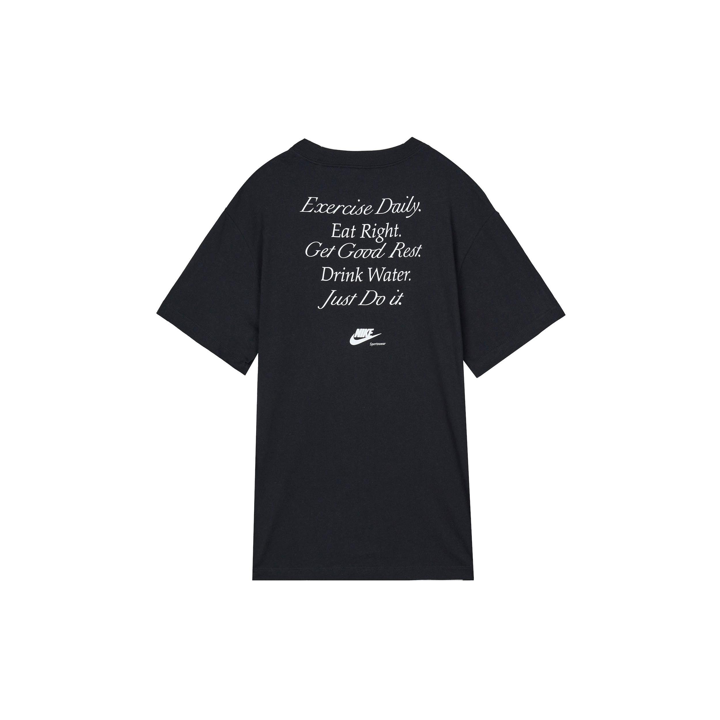 

New Nike Sportswear Women s Boyfriend T shirt Black DR9025-010 L