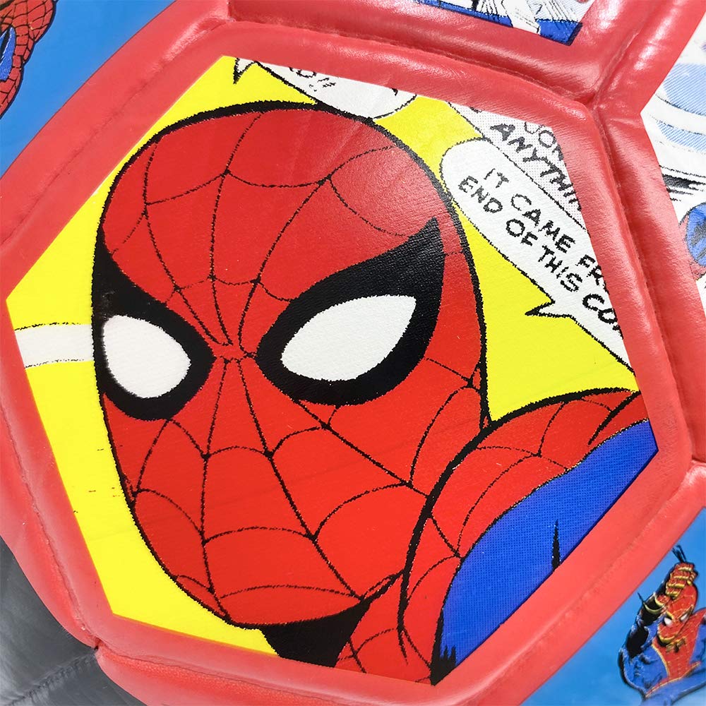 AVENGERS MARVEL Soccer Size American Comic Book for Elementary School Middle School High School and Working Adults Spider-Man Ball, 5, Pattern, Kids,