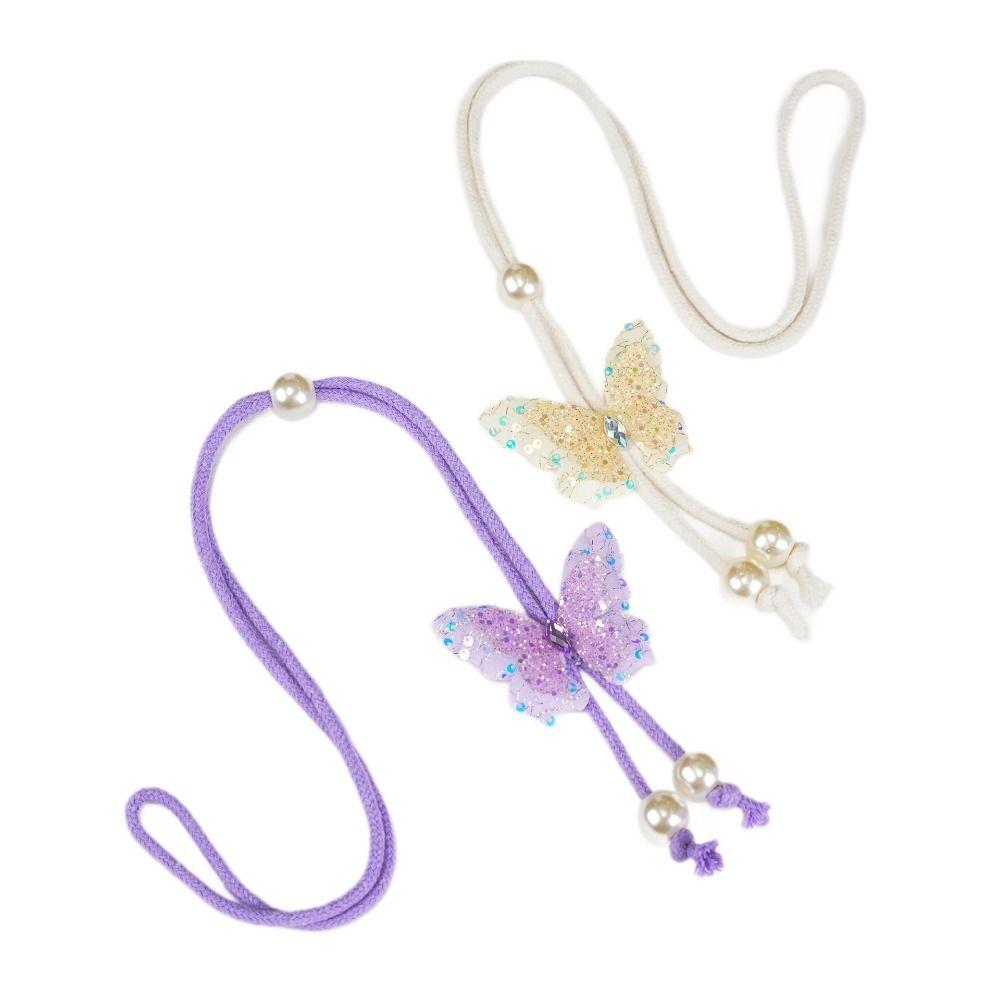 Handmade Butterfly Shaped Curtain Tieback Sequin Curtain Buckle Window Treatment