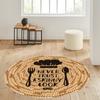 Washable Round Printed Carpet LNA7058-SD330