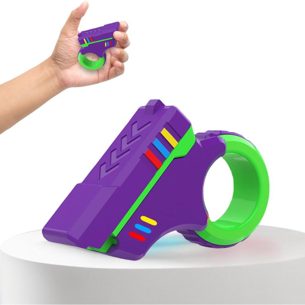 

Напечатанные на 3D-принтере вращающиеся слайдеры для пальцев Успокаивающие игрушки-непоседы Прочные игрушки-спиннеры Взрослые Дети фиолетовый