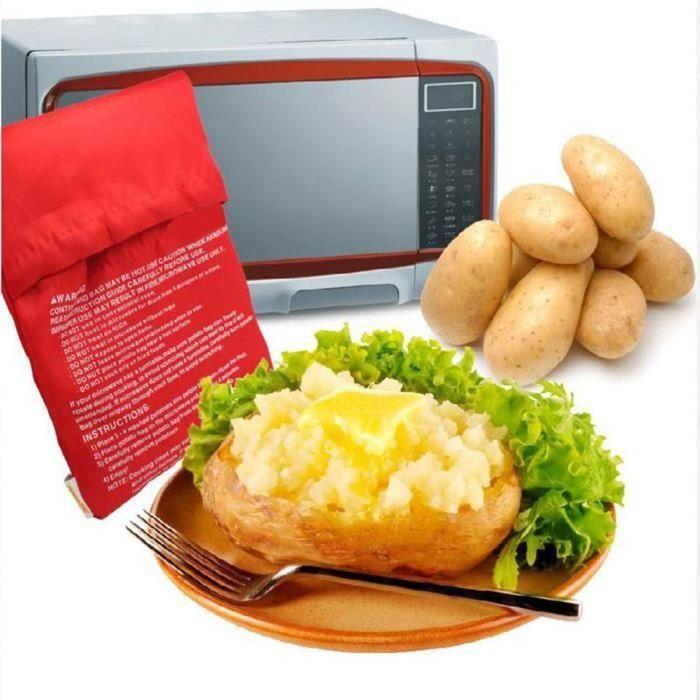 

Cooking bag - Potato Express - 5 minutes - Washable - 23 x 18 cm - For 4 potatoes