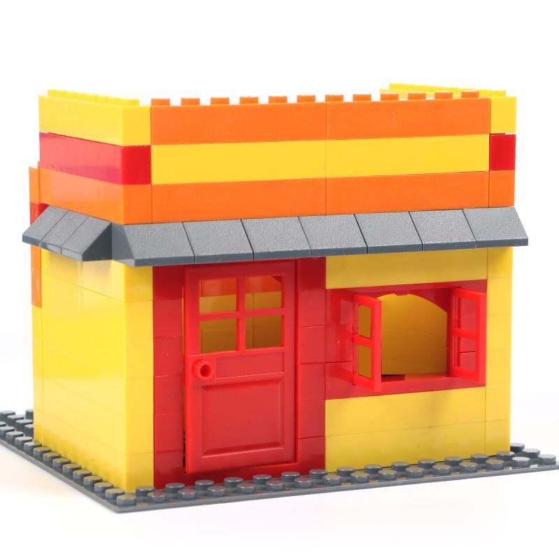 102pcs Door & Window Brick DIY House Building Blocks  Bricks Toys City Architect For Child Educational compatible with Lego