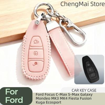 Fashion Car Remote Key Case Cover Shell Fob For Ford Focus 3 4 ST Mondeo MK3 MK4 Fiesta Fusion Kuga Ecosport Protect Accessories