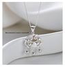 Tichiya Ethnic Style Luxury Woven Clavicle Chain Necklace In S925 Sterling Silver Women's Peace Lock Trendy Design