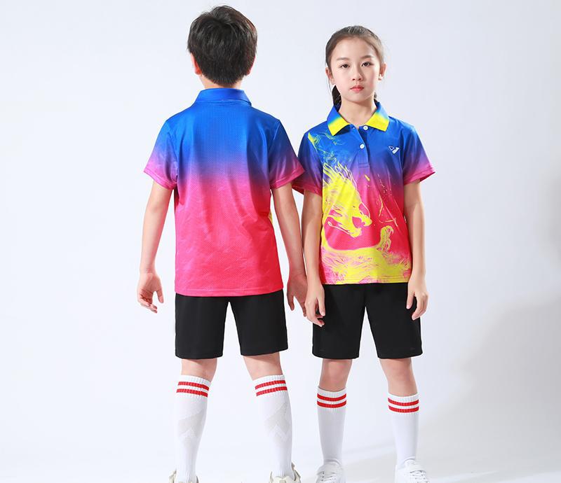 Children's Quick-Dry Table Tennis and Badminton Uniform Set for Student Competitions