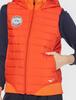 Mizuno Breath Thermo Lightweight Golf Down Spicy Size M Vest, Men's, 52ME0707, Orange, (Japan)