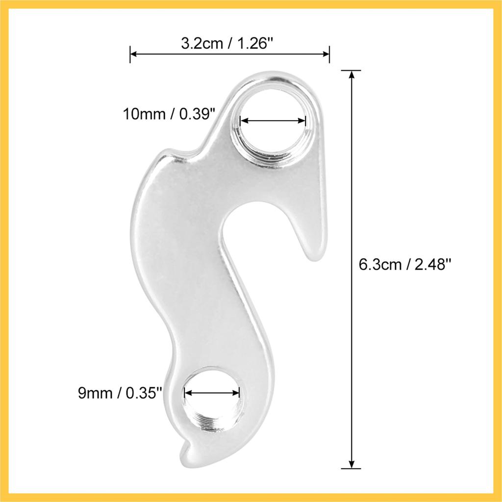 BULLSPANN Bicycle Tail Hooks for Rear Derailleur Hangers, Compatible with Tianxs Trek Giant, 2 Replacement Parts and Accessories