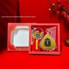 999 Pure Gold Zodiac Guardian Phone Sticker - Colorful Zodiac Buddha Scenic Gift
