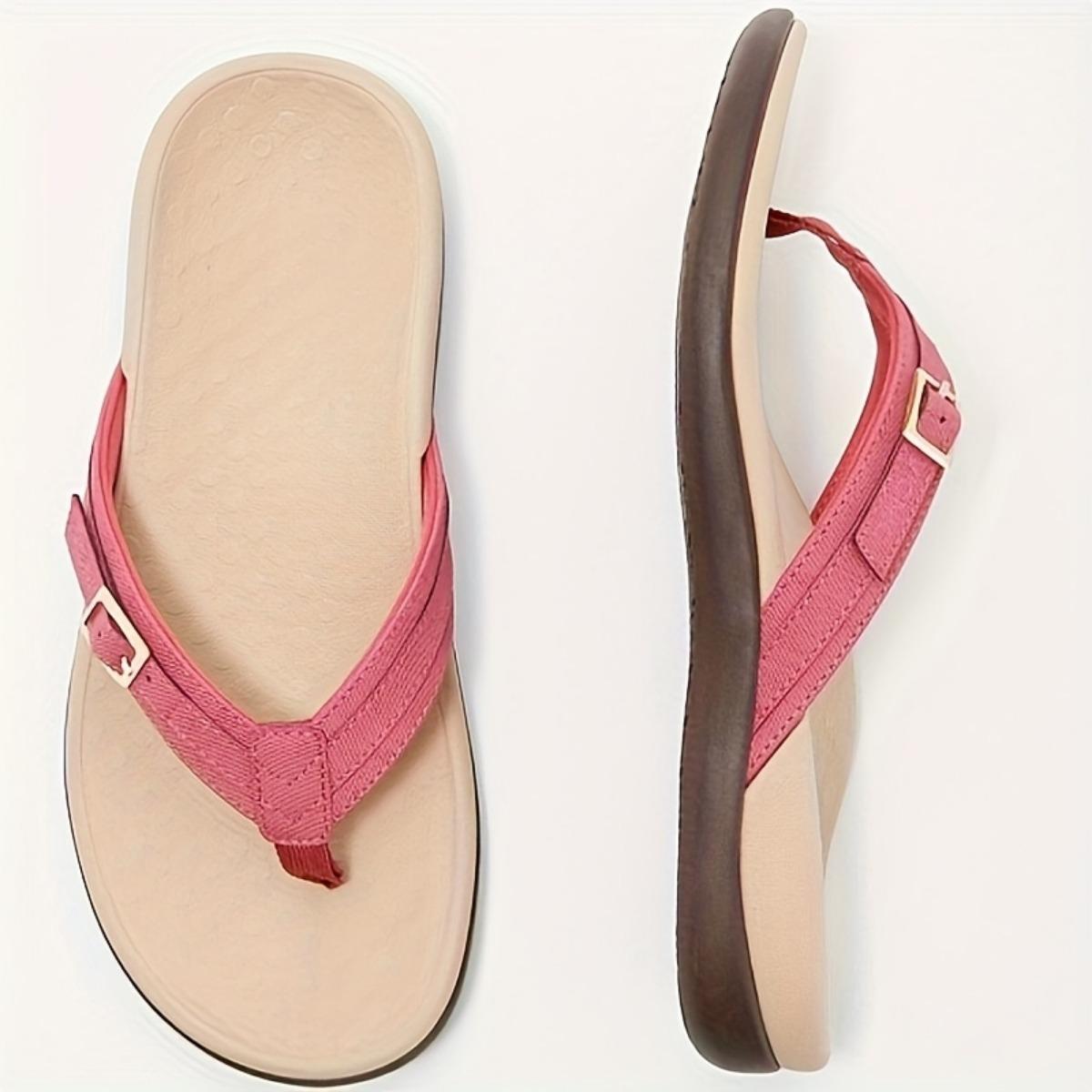 

Женские летние тапочки, плоские нескользящие сандалии для отдыха на открытом воздухе, мужская и женская пляжная обувь с открытым носком, домашние повседневные тапочки 37 красный