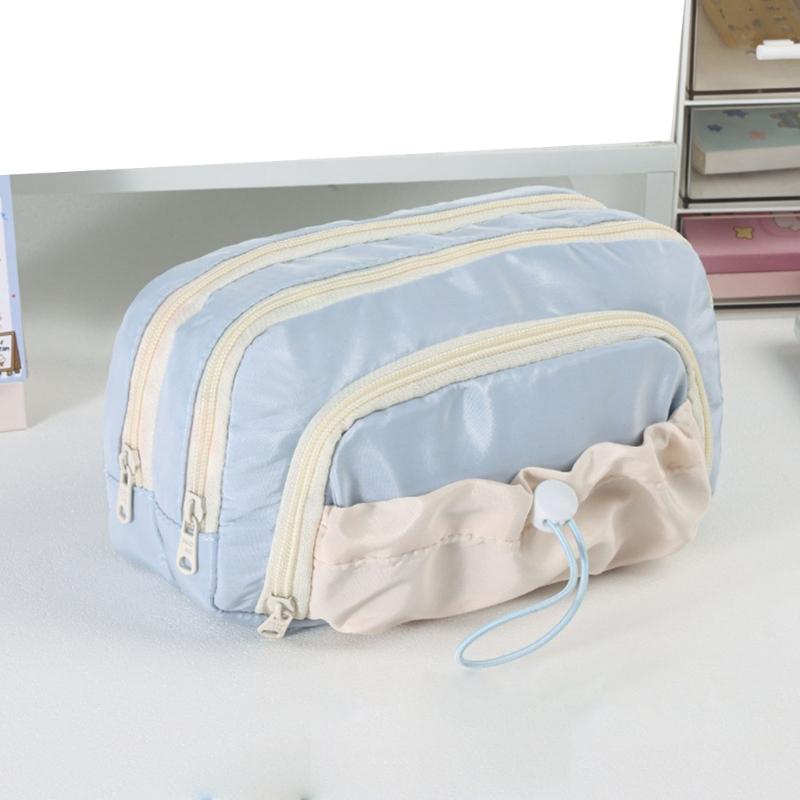 High Capacity Pencil Case Multi Compartments Pen Pouches Pen Organizers Pen Storage Bag Travel Makeup Pouches for Women