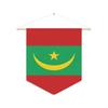 Drapeau - Mauritanie - 30 X 45 Cm - Polyester - Impression Recto/verso - Accessoires Inclus