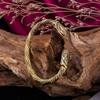 Dreamtimes Schlangenkopf Wikinger Vintage Armreif Ägyptisches Tierarmband Antikes geschnitztes Armband Schmuck Geschenke für Weihnachten