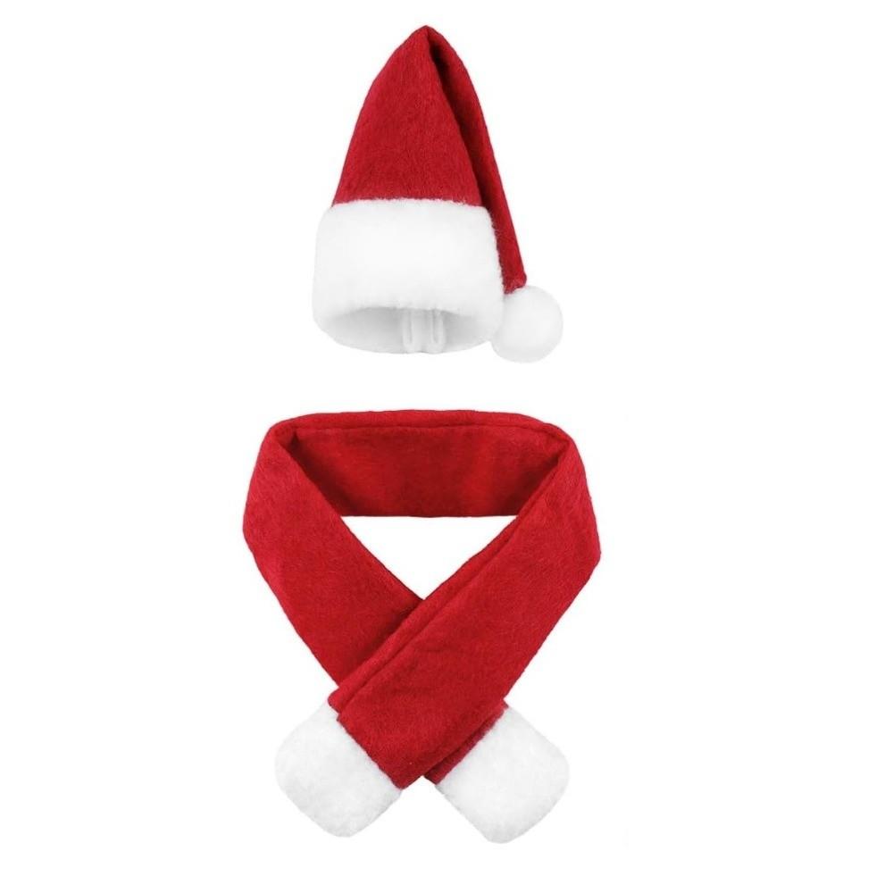 2Pcs/set Christmas Wine Bottle Cover Set Santa Claus Creative Bottle Ornament Set With Hats Table Decoration Set