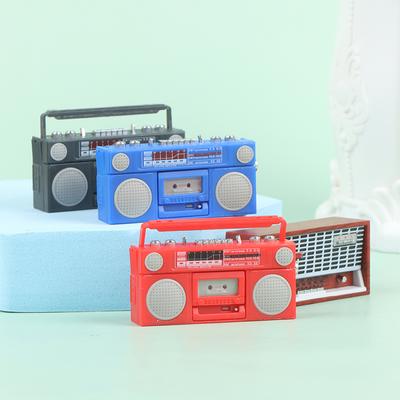 1:12 Domeček pro panenky Miniaturní model rádia Záznamník Přehrávač Hračka Nábytek pro panenky