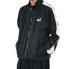 PUMA Jackets Men's Black Stand Collar Moderate Other (Unisex) Jackets 532559 01