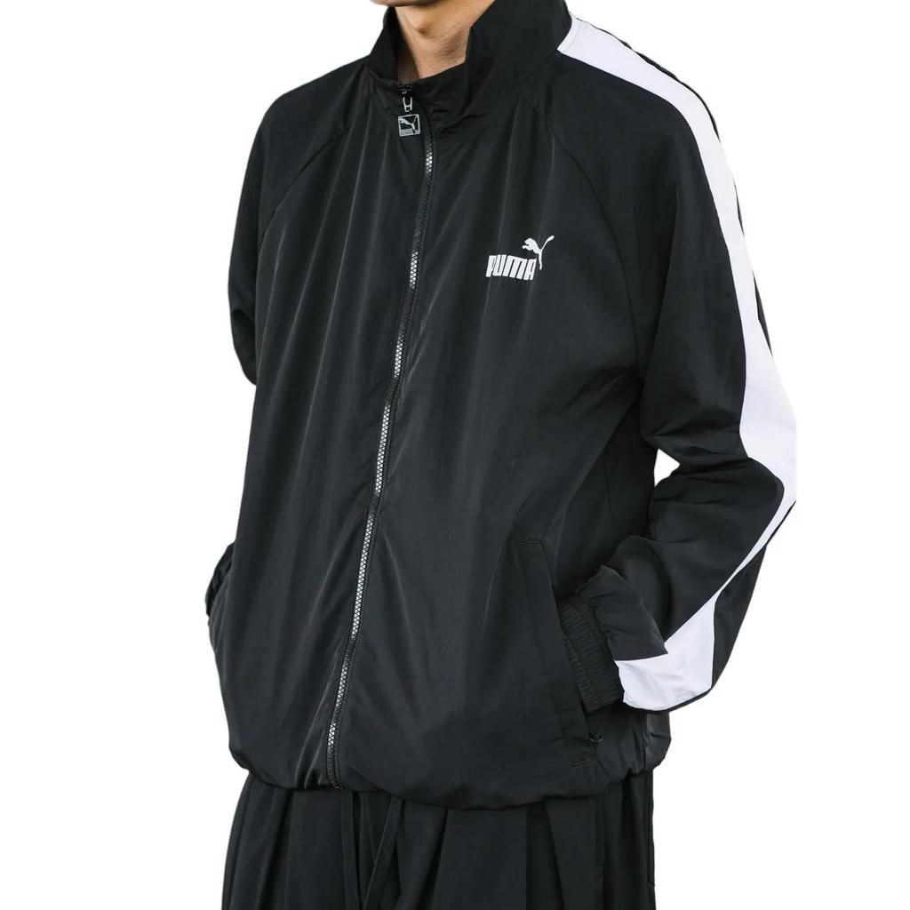 PUMA Jackets Men's Black Stand Collar Moderate Other (Unisex) Jackets 532559 01