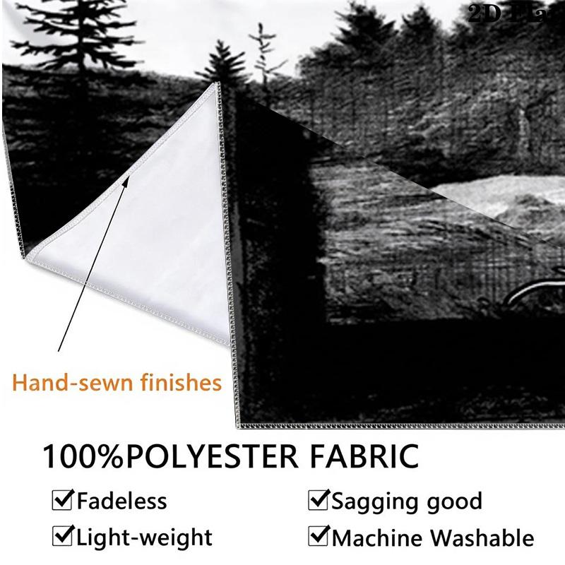 Ancient Forest Call Custom Name Wall Tapestry Aesthetic Wall Hanging Printed Fabric Blanket Decorative Tapestries For Bedroom Living Room Home Decor