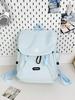 Trendy Cross-Border Color-Block Backpack – Large & Small Sizes for Casual Travel