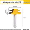 45-Degree Tenon Joint Trimmer, Mortise and Tenon Woodworking Engraver, 90-Degree Right Angle Milling Cutter, Panel Joining Blade