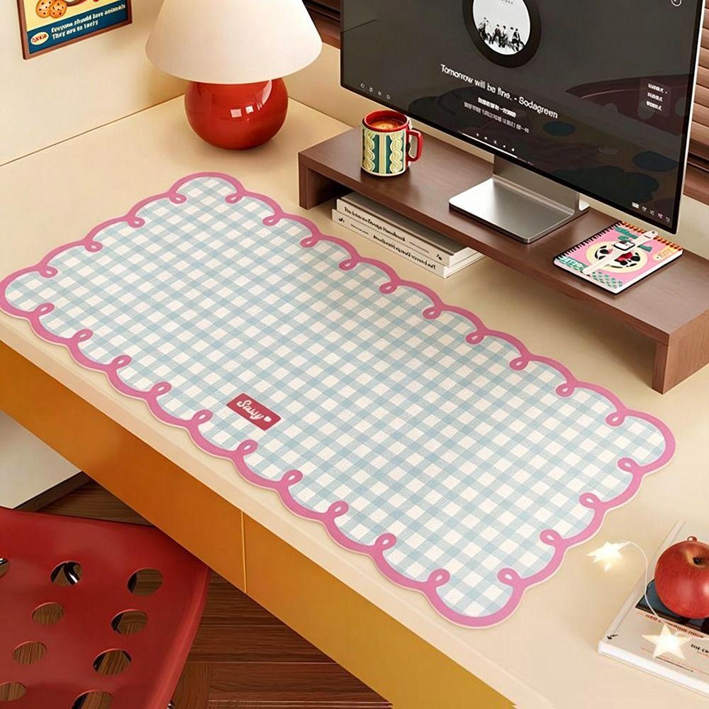 PVC Extra Großes Mauspadd Nicht Rutschende Tastaturmatte Neue Schreibtischmatte Laptop Tisch