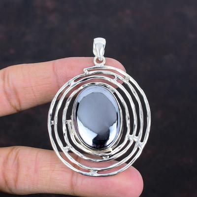 Shungiet Hanger Handgemaakte Sieraden Edelsteen Hanger 925 Sterling Zilveren Hanger Topkwaliteit Shungiet Sieraden Cadeaus Voor Vriend Stijlvolle Hanger