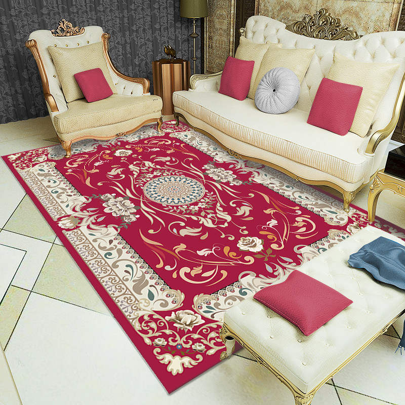 Koberec do obývacího pokoje Ložnicové předložky Kobercová podložka Moderní styl Konferenční stolek Podlahový polštář Koberec pod pohovku